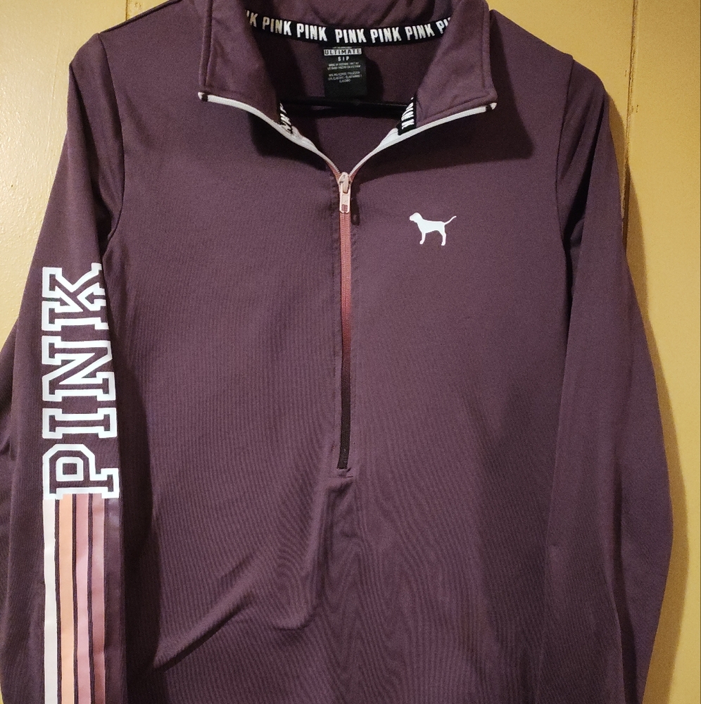 PINK Victoria's Secret half zip Sweatshirt